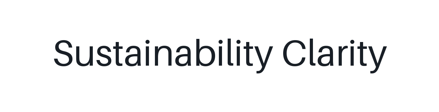 Sustainability Clarity logo